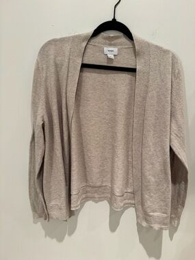 Old Navy Beige Open-Front Women's Sweater Cardigan Size XL